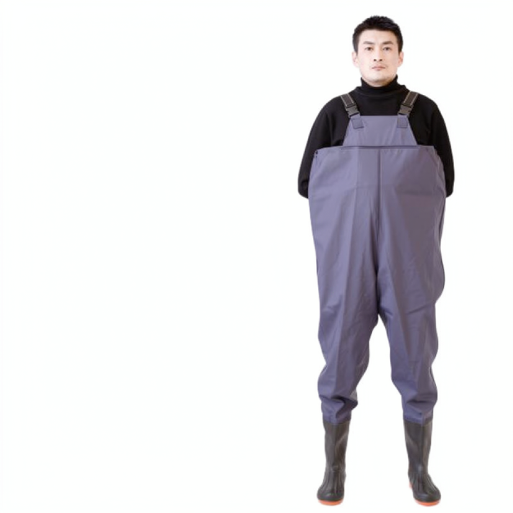 Fishing Pants Waterproof - Robuste Angelwathosen für Herren, wasserdichte PVC-Wathosen,