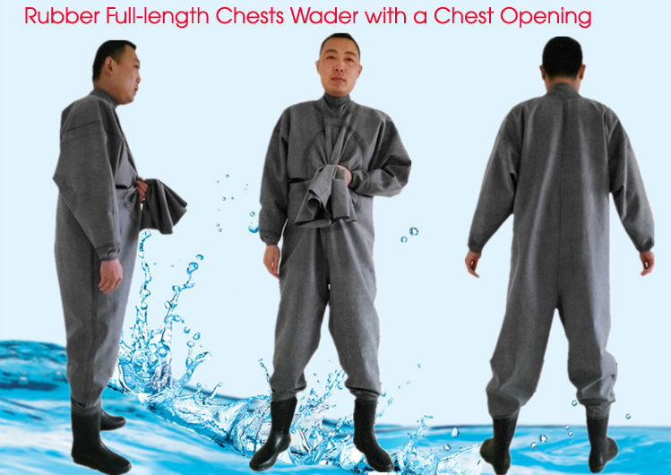 1mm Männer Frauen Gummi Wader  – Fishing Rain Suit Bewertung und Preis
